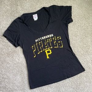 Pittsburgh Pirates Black Short Sleeve Tee